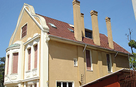 Casa Comendador Coruja - Theo Wiedersphan  - Tombamento, restauro e qualificação de área externa de casa histórica no bairro Floresta.